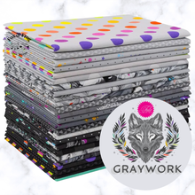 Load image into Gallery viewer, Tula Pink Graywork + Graywork True Color - Bundle
