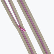 SD - Tula Pink Beige #5 Nylon Coil Zipper 3yds and 9 Pulls