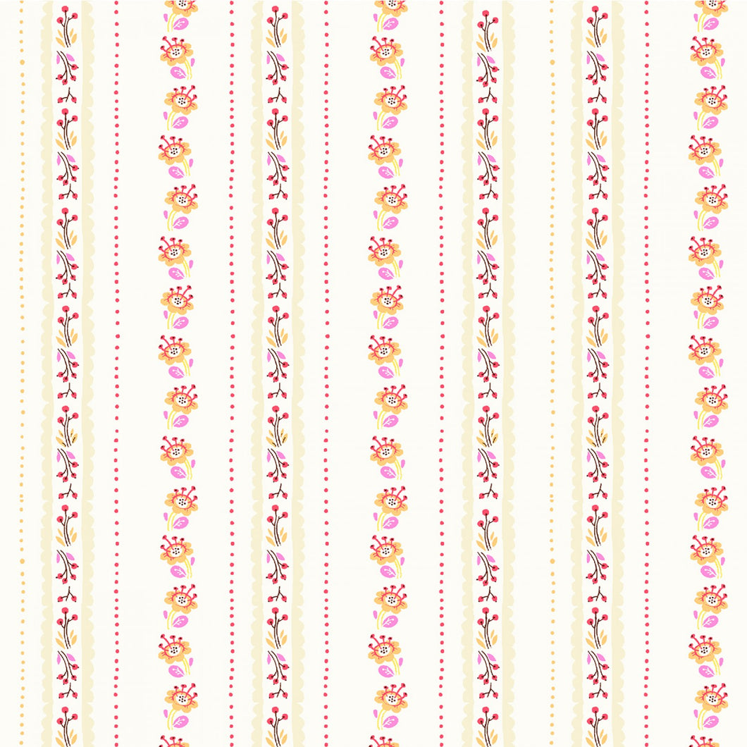 West Hill - Lilac Floral Strip (52880-8)