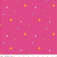 Colour Wall - Stripe Hot Pink (C11591-HOTPINK)