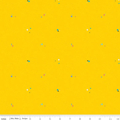 Colour Wall - Dots Yellow (C11592-YELLOW)