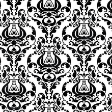 Load image into Gallery viewer, Queen of We&#39;en - Distressed Damask White
