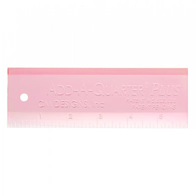 Add-A-Quarter Ruler 6in Plus - Pink (CM06PLUSPK)