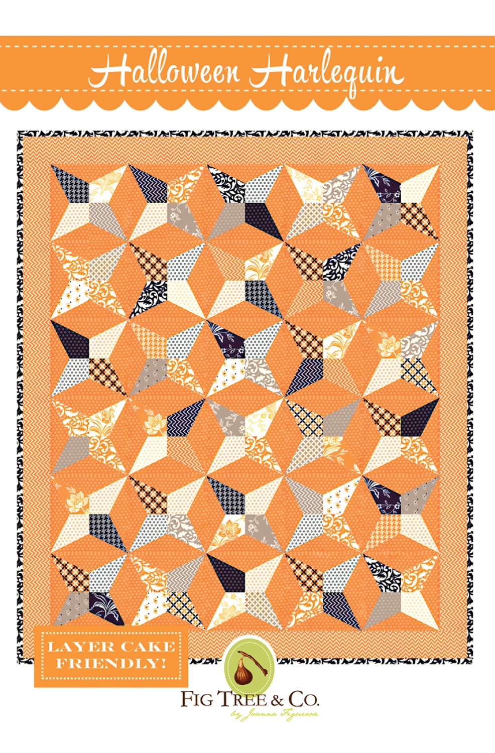 Halloween Harlequin by Fig Tree & Co