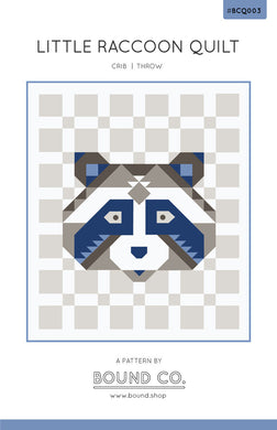 Little Raccoon Quilt Pattern by Bound Co