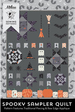 Load image into Gallery viewer, Spooky Sampler Quilt by Melissa Mortenson
