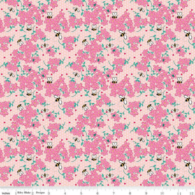 Mint for You - Floral Blush Sparkle (SC12761-BLUSH)