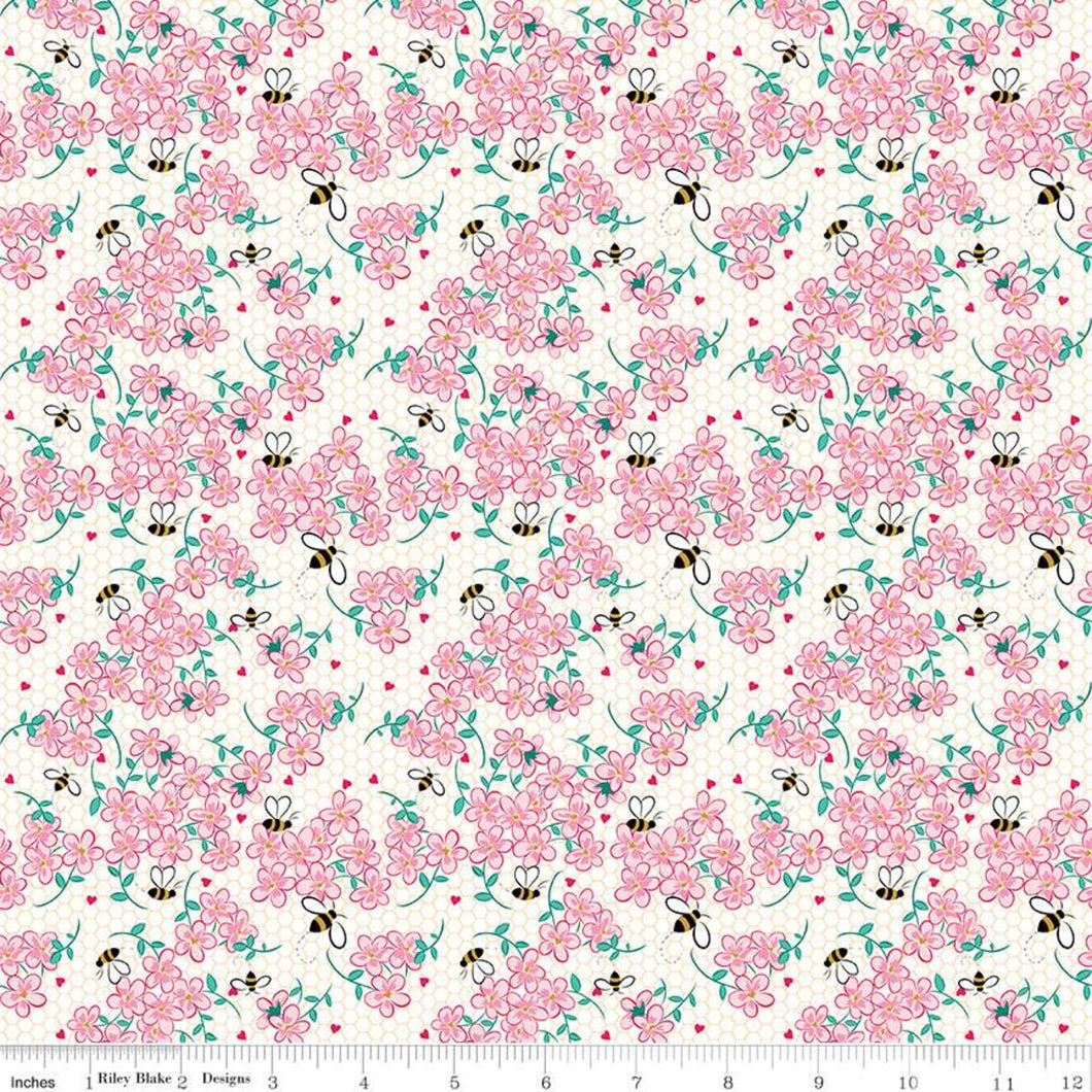 Mint for You - Floral White Sparkle (SC12761-WHITE)